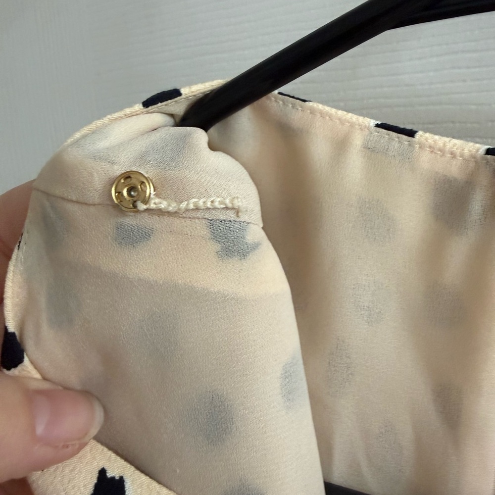 Kate Spade Pink and Black Sleeveless Blouse - Picture 5 of 10